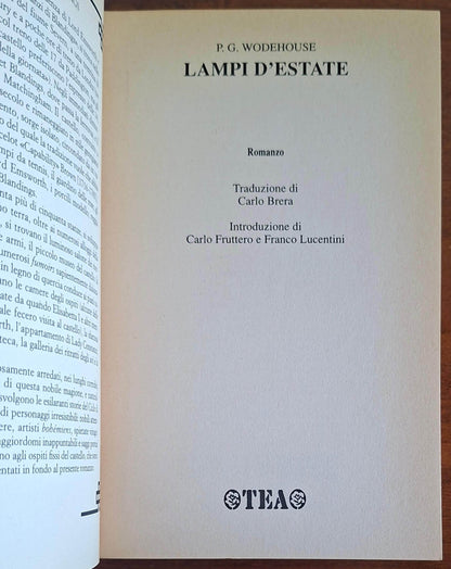 Lampi d'estate - di Pelham Grenville Wodehouse - Tea