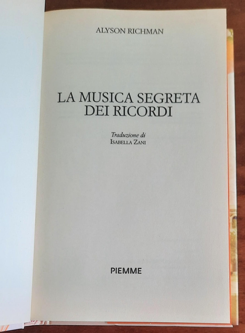 La musica segreta dei ricordi - di Alyson Richman