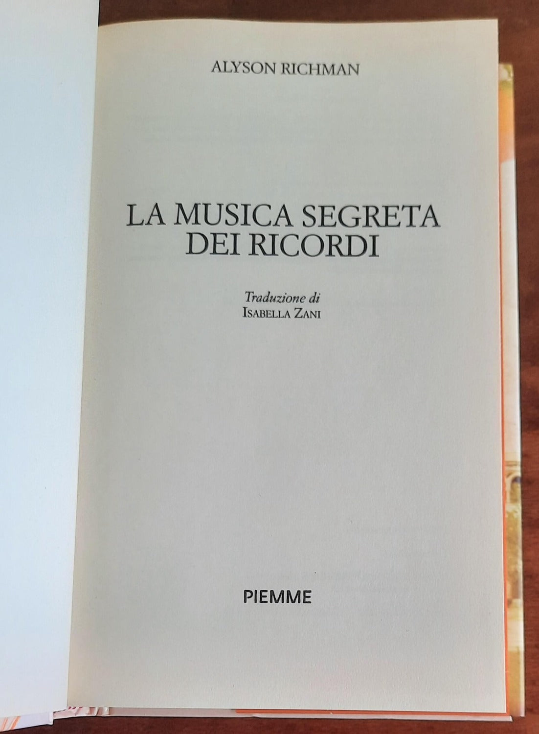 La musica segreta dei ricordi - di Alyson Richman