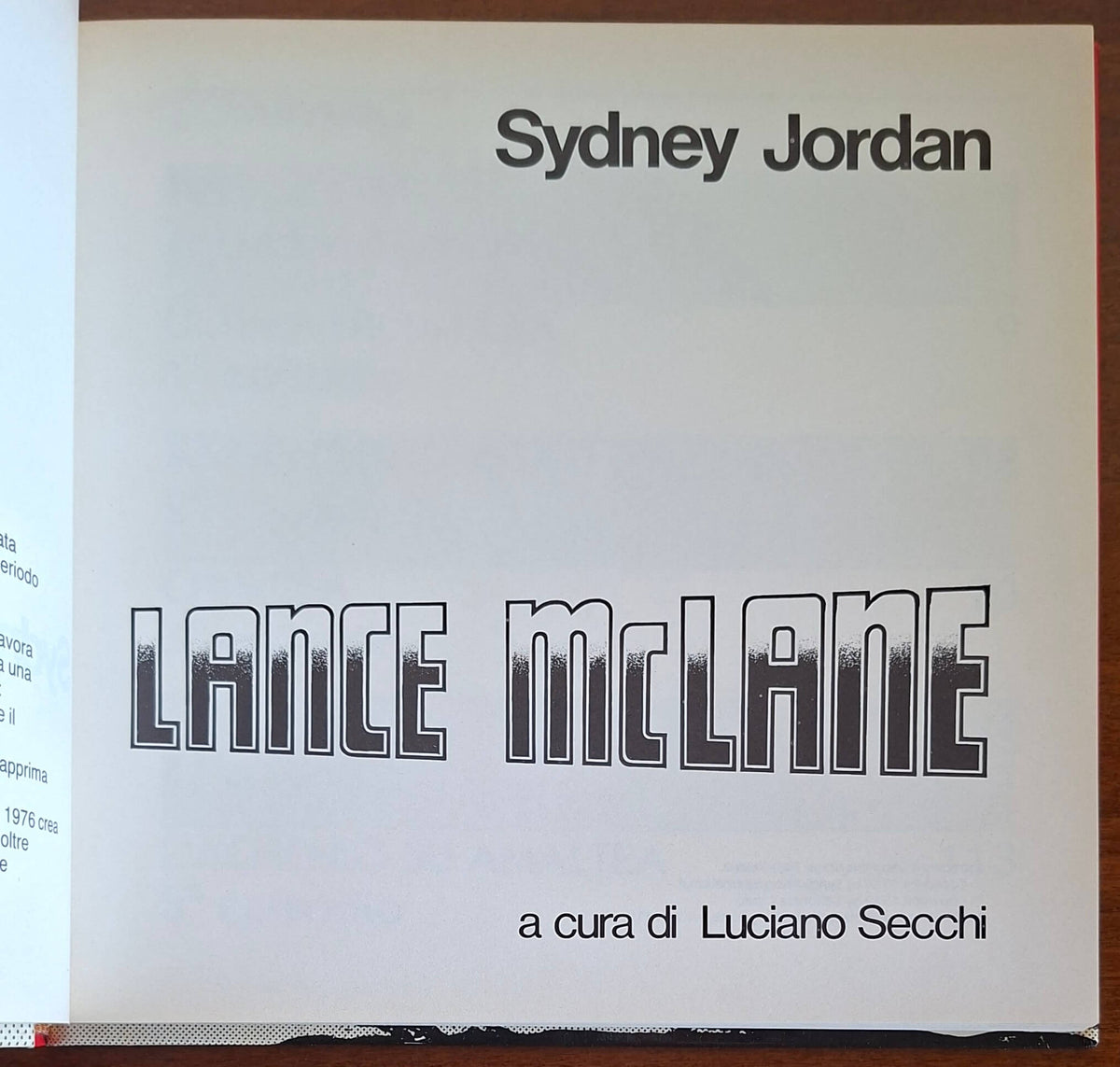 Lance Mc Lane - di Sydney Jordan - Editoriale Corno