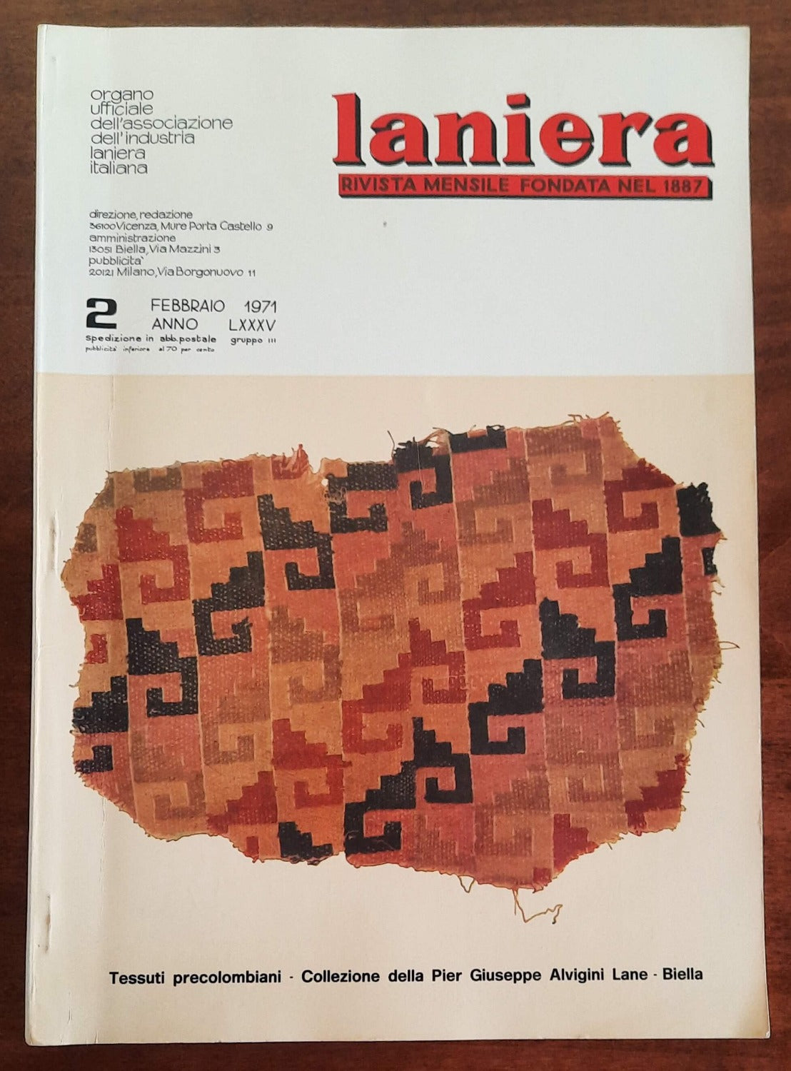 Laniera - Rivista n. 2 del Febbraio 1971