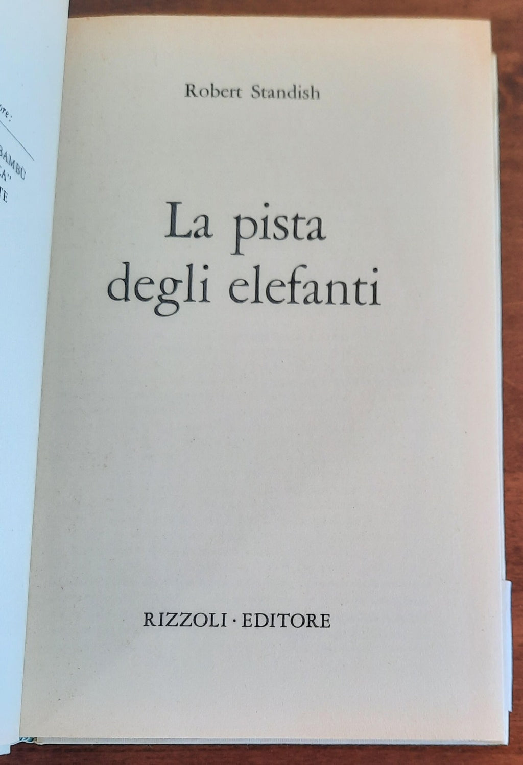 La pista degli elefanti