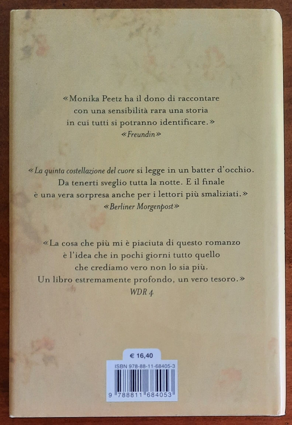 La quinta costellazione del cuore - di Monika Peetz - Garzanti