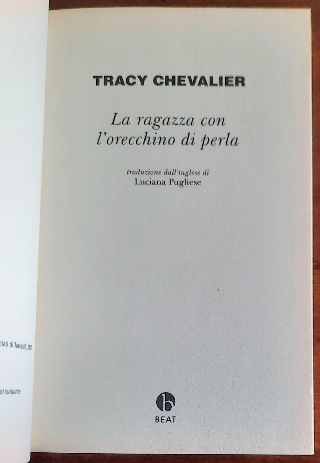 La ragazza con l’orecchino di perla - di Tracy Chevalier