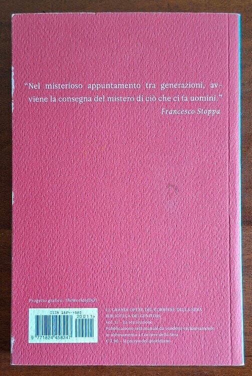 La restituzione. Perchè si è rotto il patto tra le generazioni - Cds