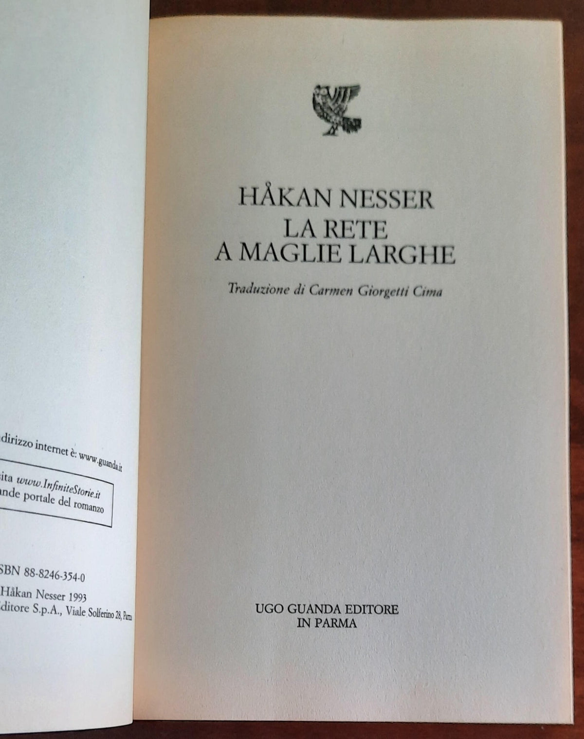 La rete a maglie larghe - di Hakan Nesser