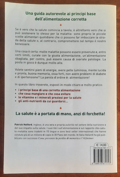 La salute comincia a tavola - Patrick Holford - Vallardi