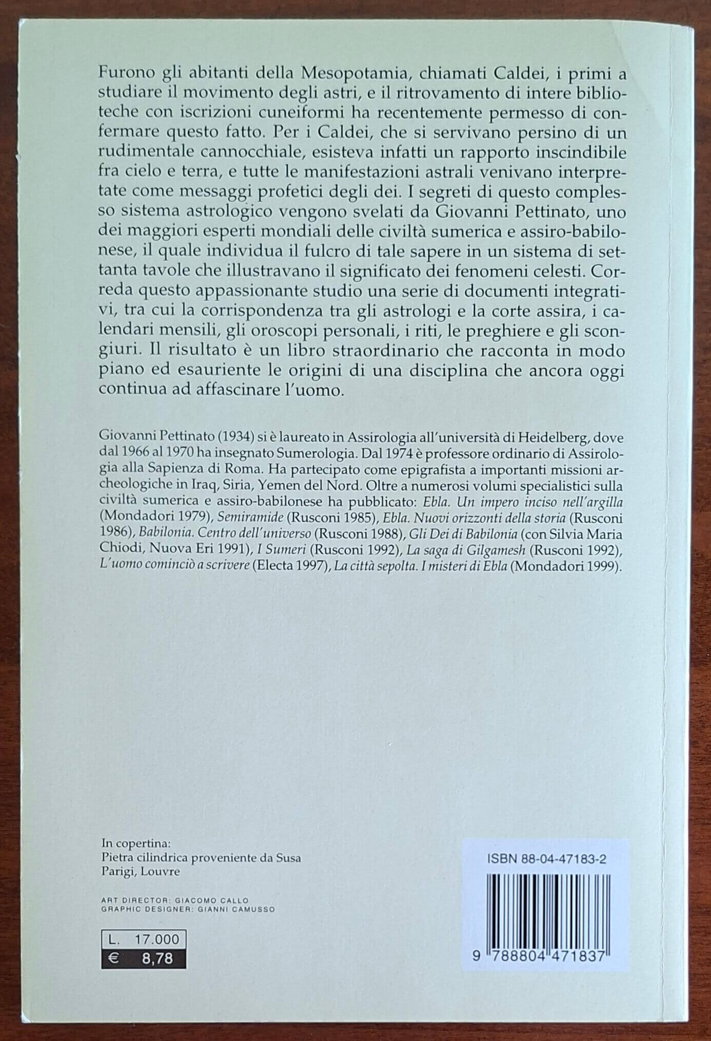 La scrittura celeste. La nascita dell'astrologia in Mesopotamia
