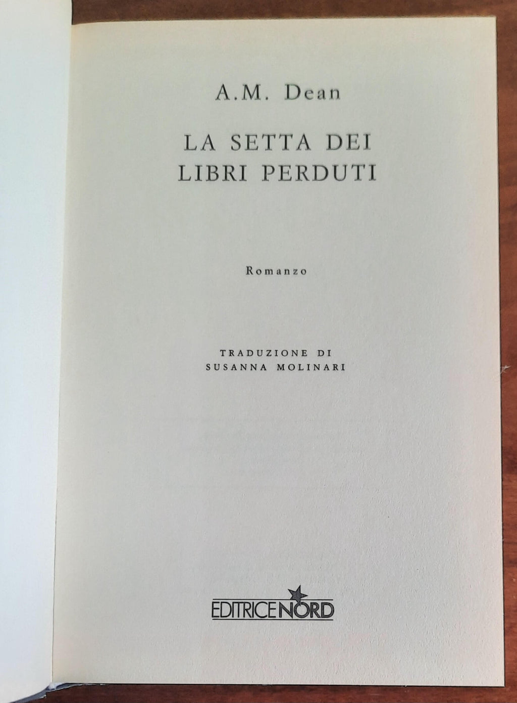 La setta dei libri perduti - Editrice Nord
