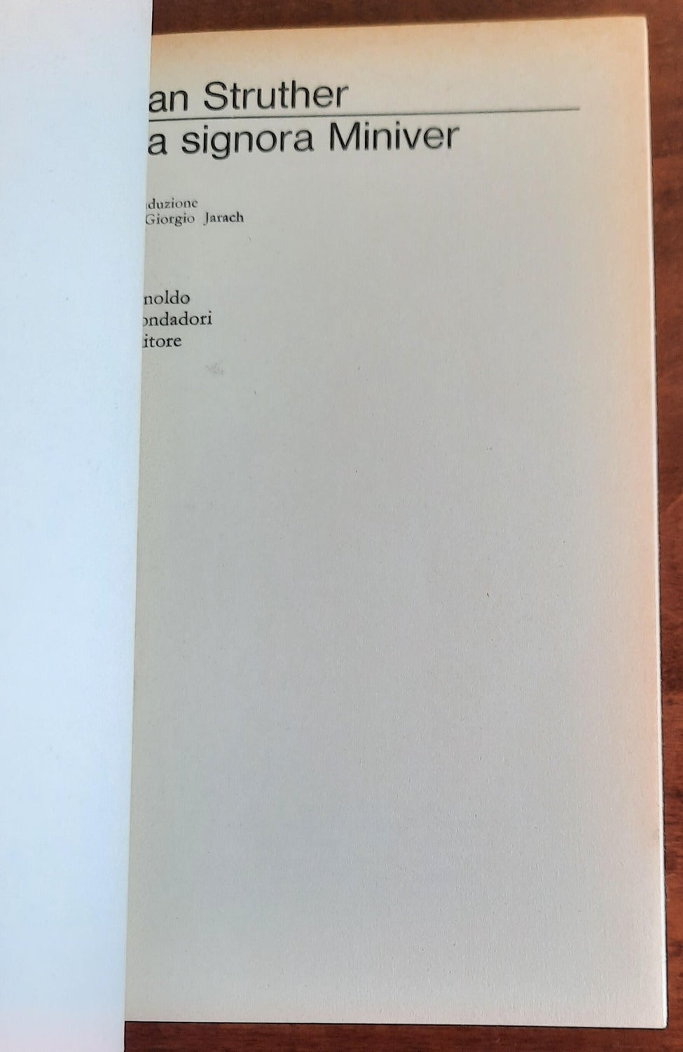 La signora Miniver - Mondadori Oscar
