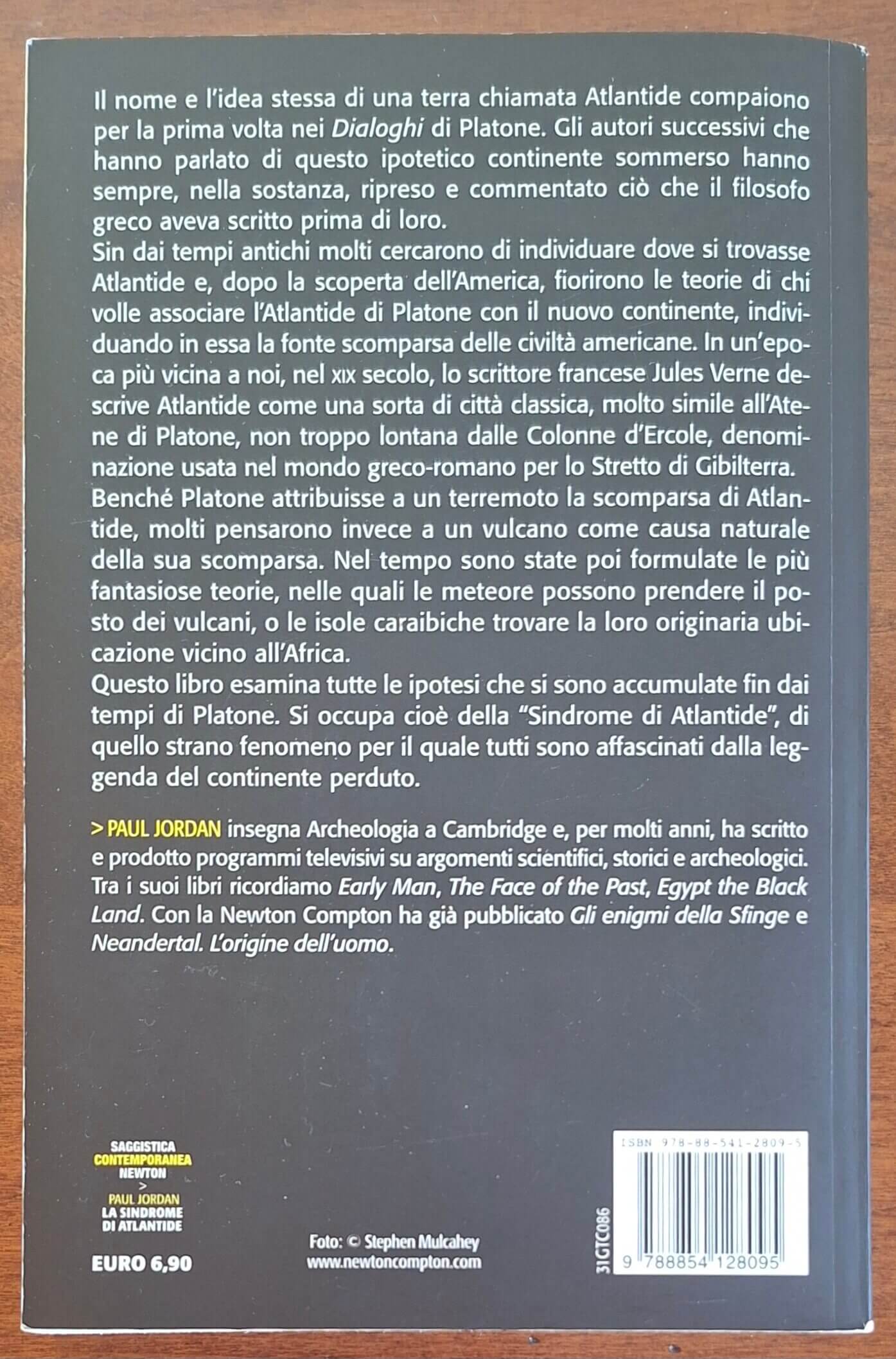 La sindrome di Atlantide - Paul Jordan - Newton Compton