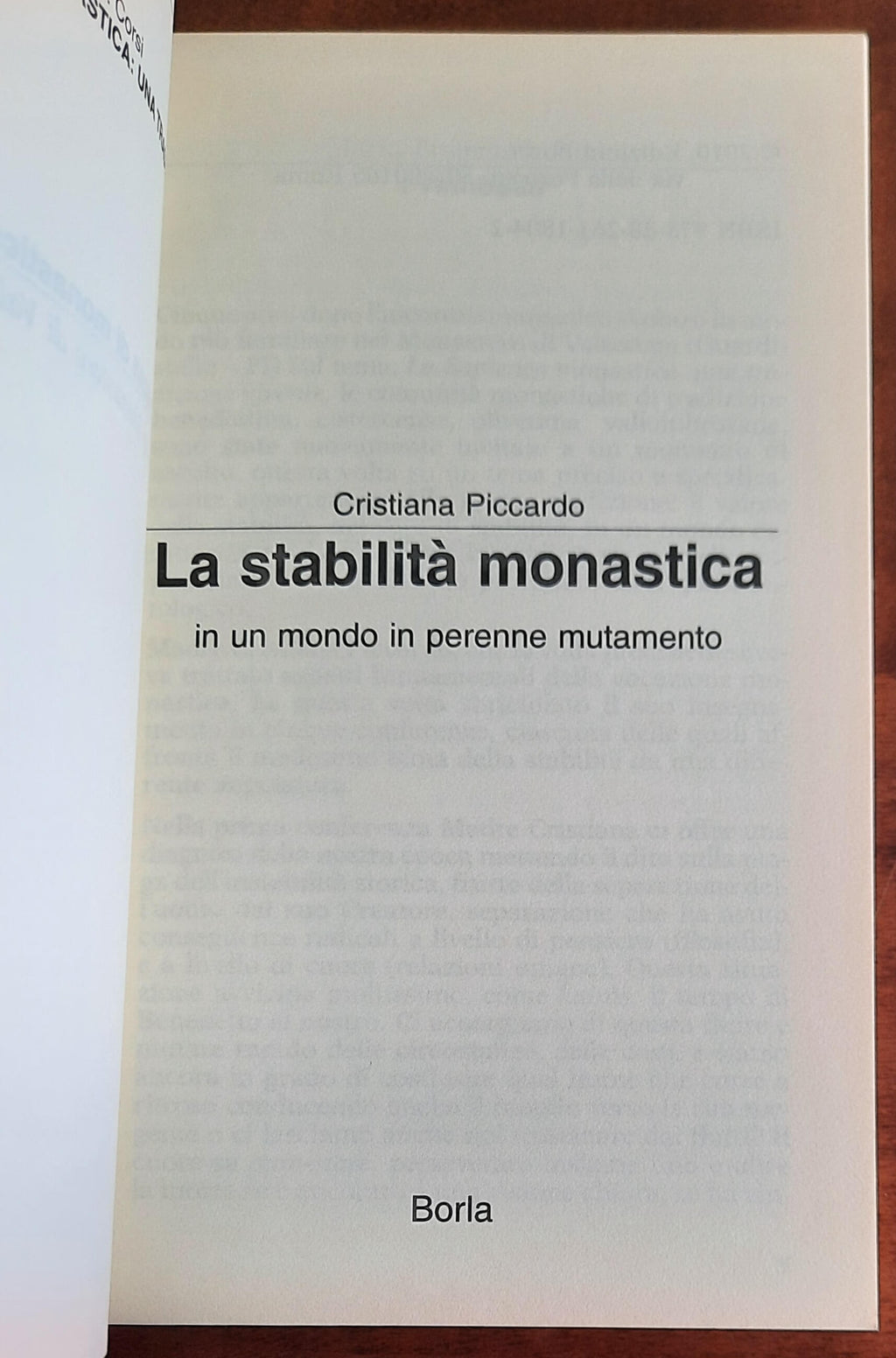 La stabilità monastica in un mondo in perenne mutamento