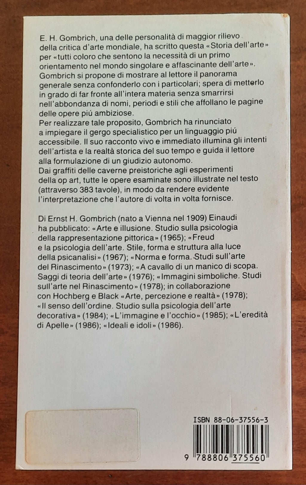 La storia dell’arte raccontata da E.H. Gombrich