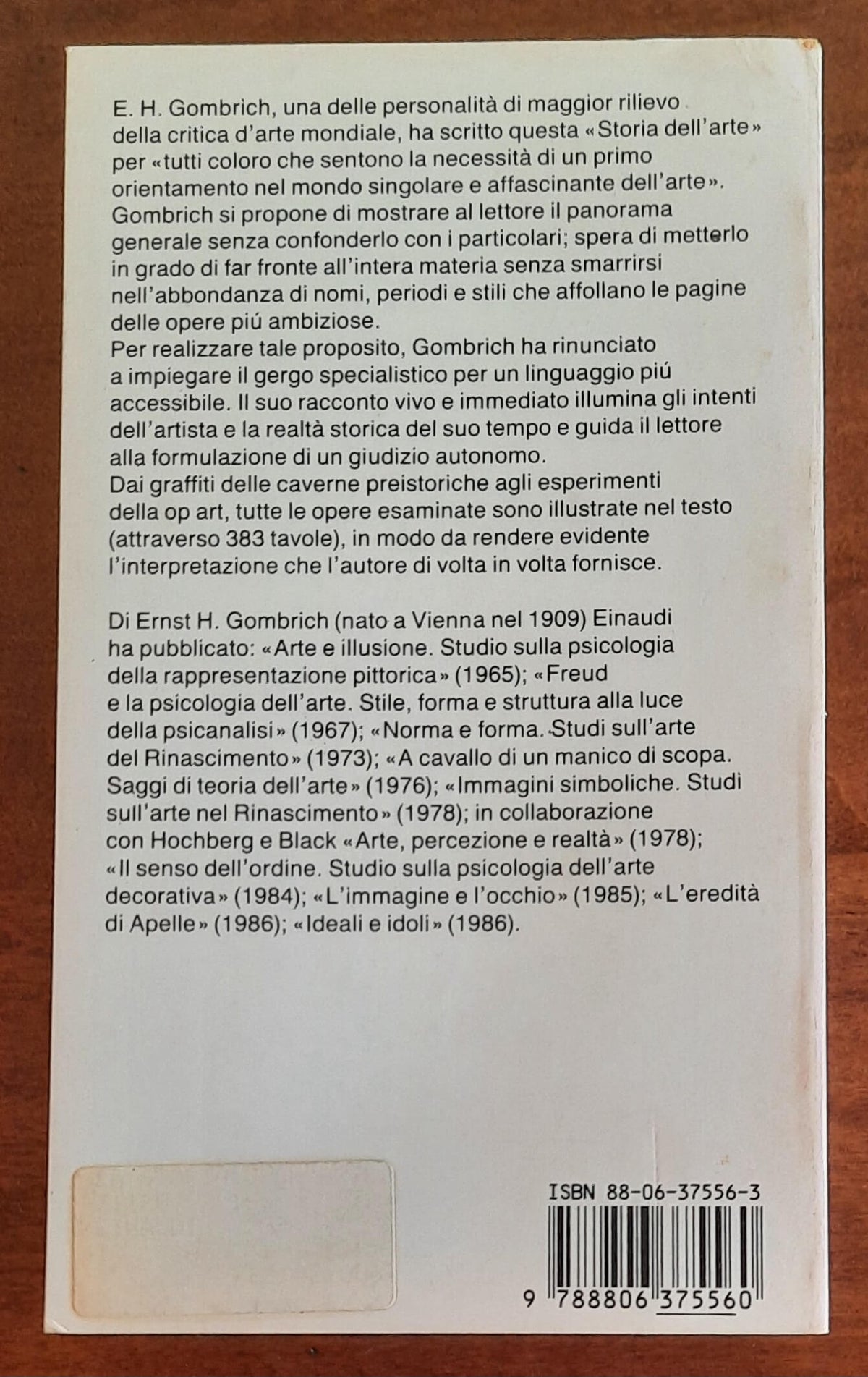 La storia dell’arte raccontata da E.H. Gombrich