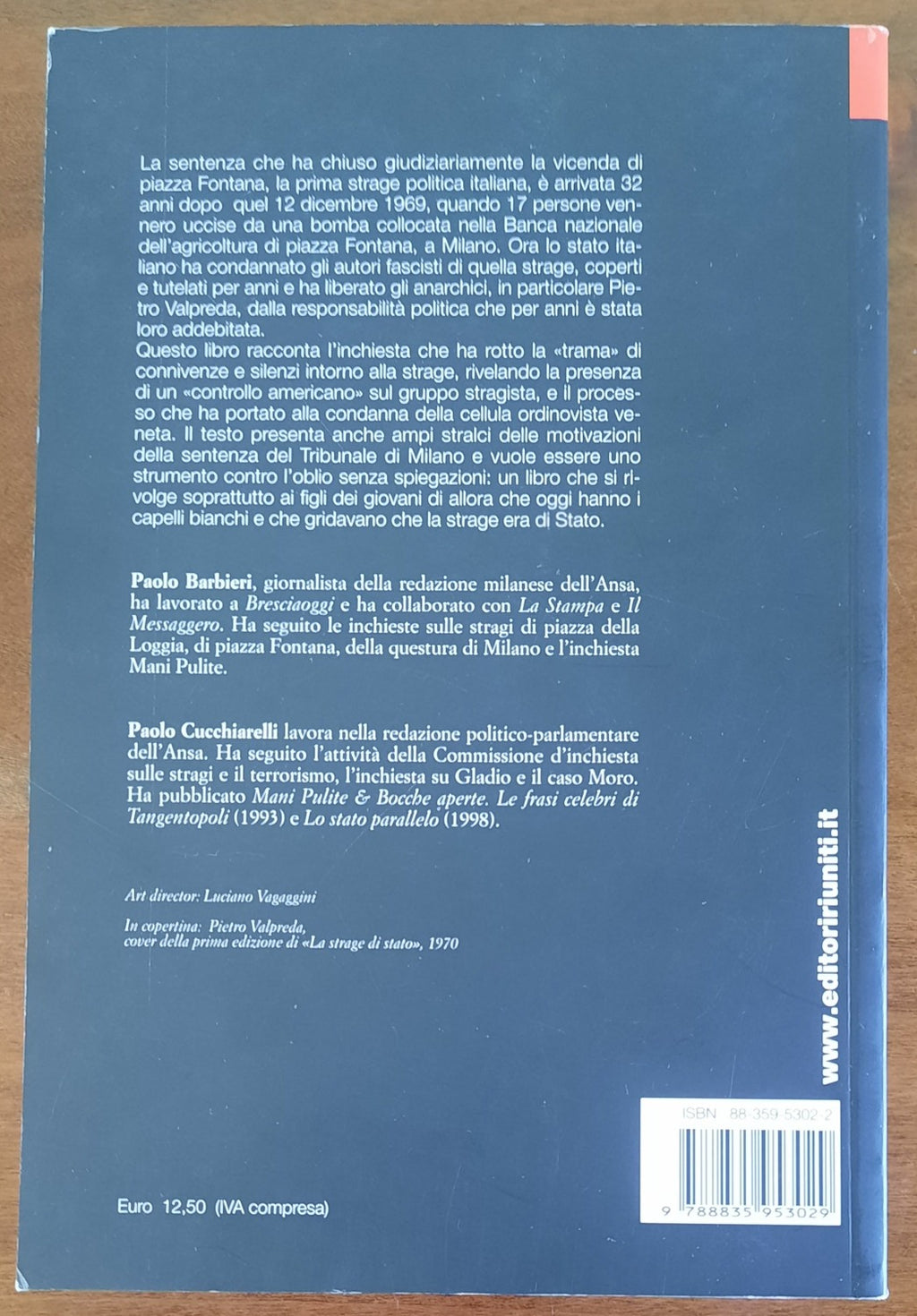 La strage con i capelli bianchi. La sentenza per piazza Fontana - Libreria Biellese