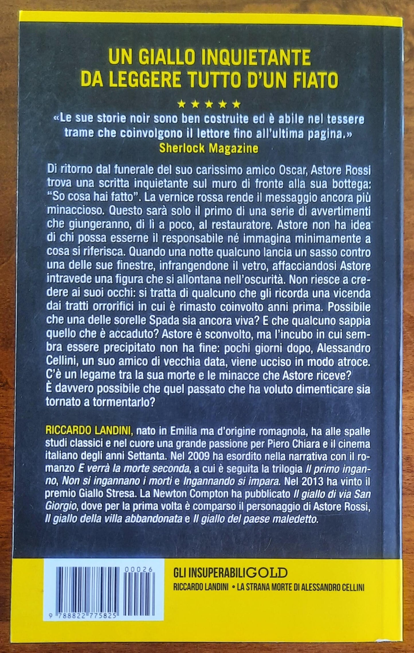 La strana morte di Alessandro Cellini. Un nuovo caso per Astore Rossi