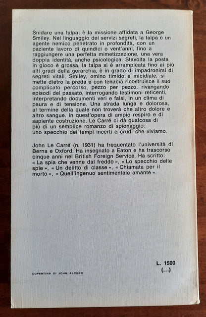 La talpa - John Le Carré - Rizzoli 1977