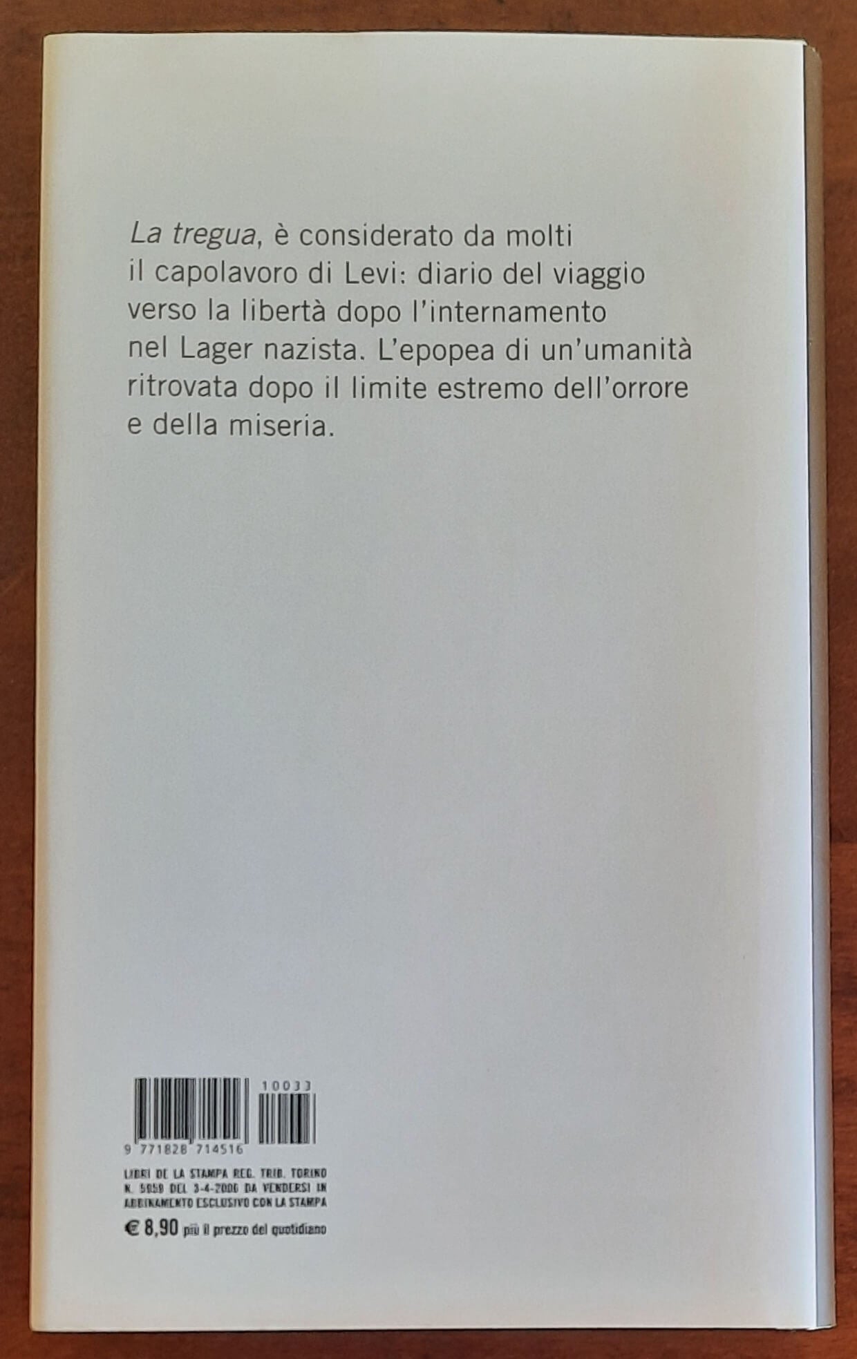 La tregua - di Primo Levi - La Stampa