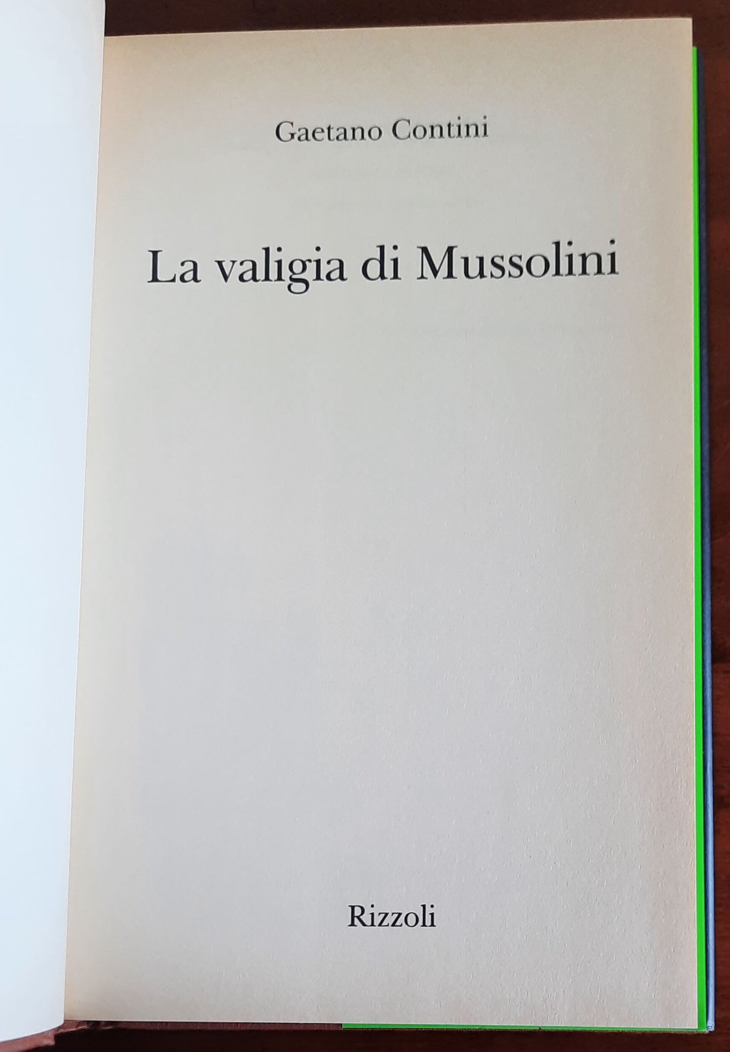 La valigia di Mussolini - Rizzoli