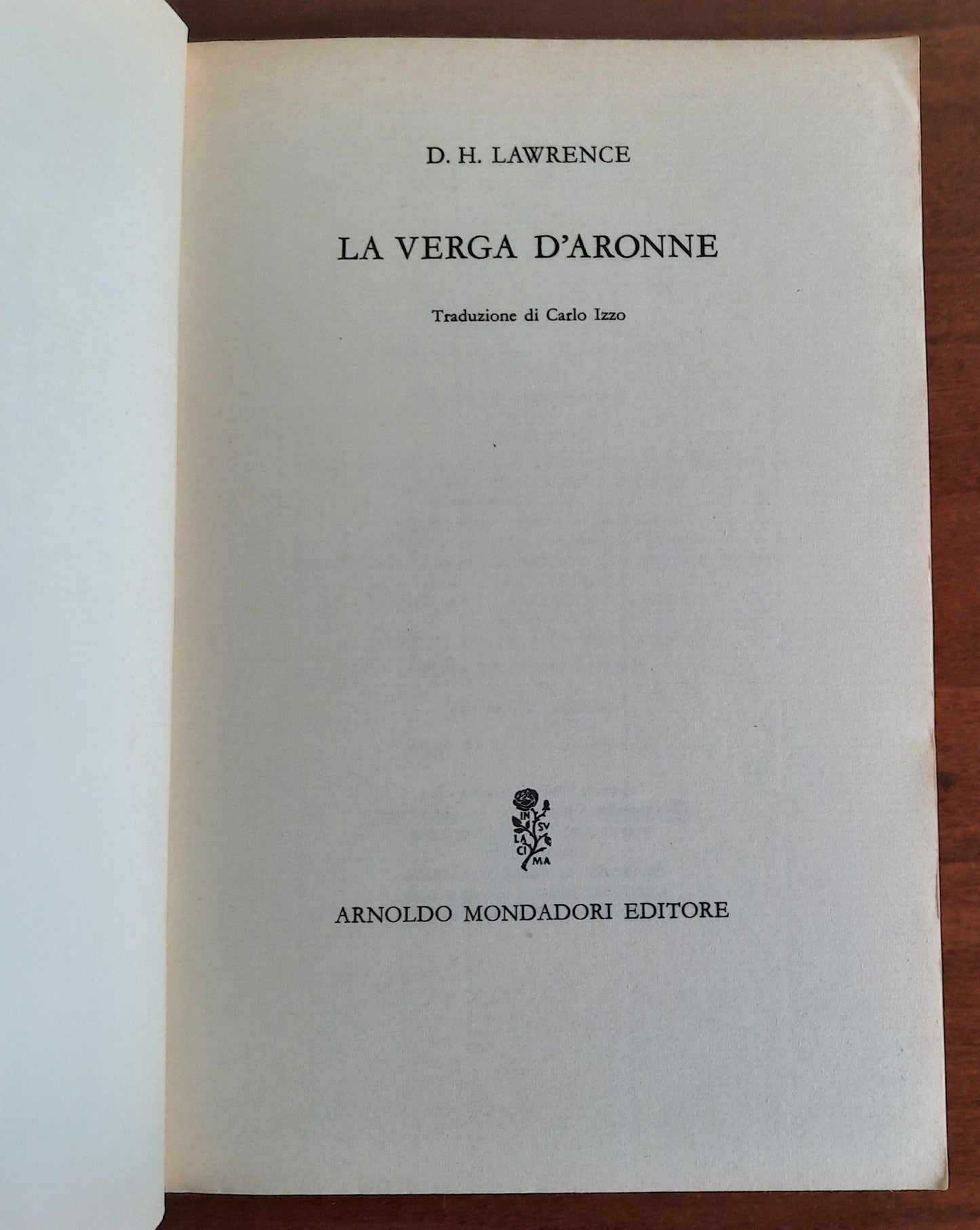 La verga d'Aronne - di David Herbert Lawrence - Mondadori