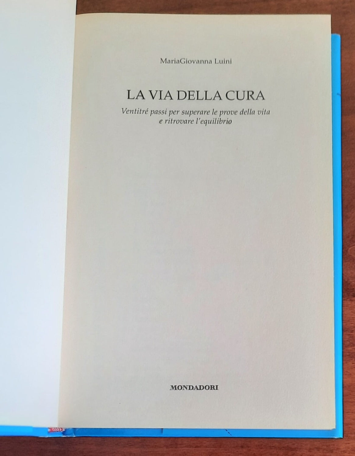 La via della cura. Ventitré passi per superare le prove della vita e ritrovare l’equilibrio