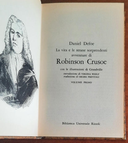 La vita e le strane sorprendenti avventure di Robinson Crusoe - 2 vol.