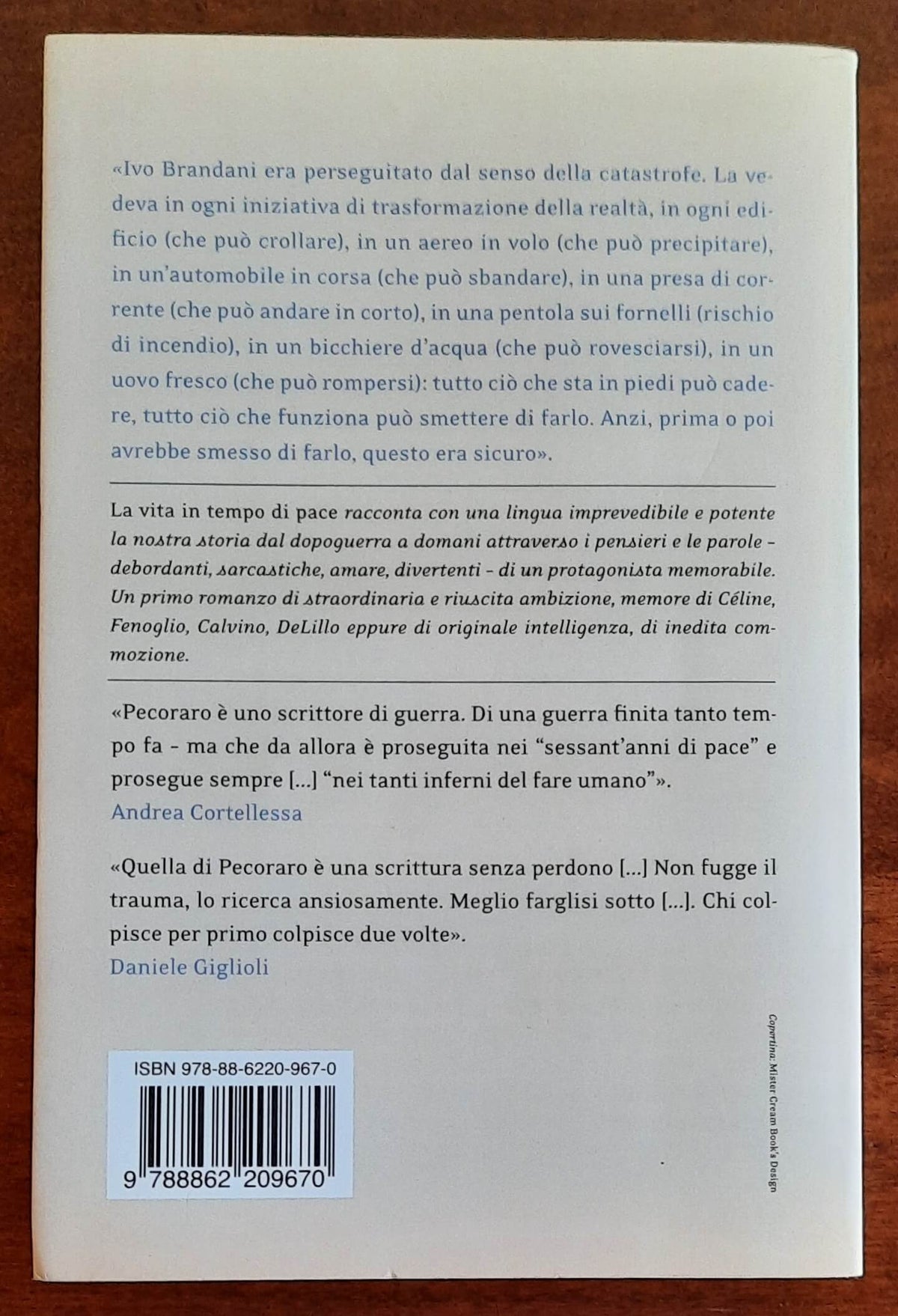 La vita in tempo di pace - di Francesco Pecoraro - Ponte Alle Grazie