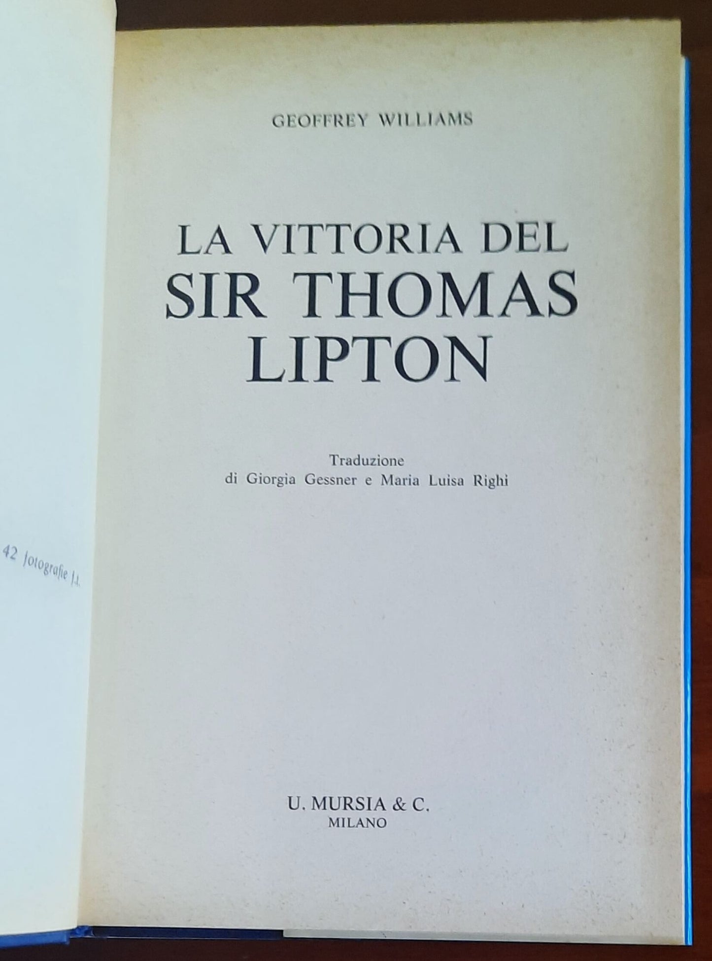 La vittoria del Sir Thomas Lipton - Mursia