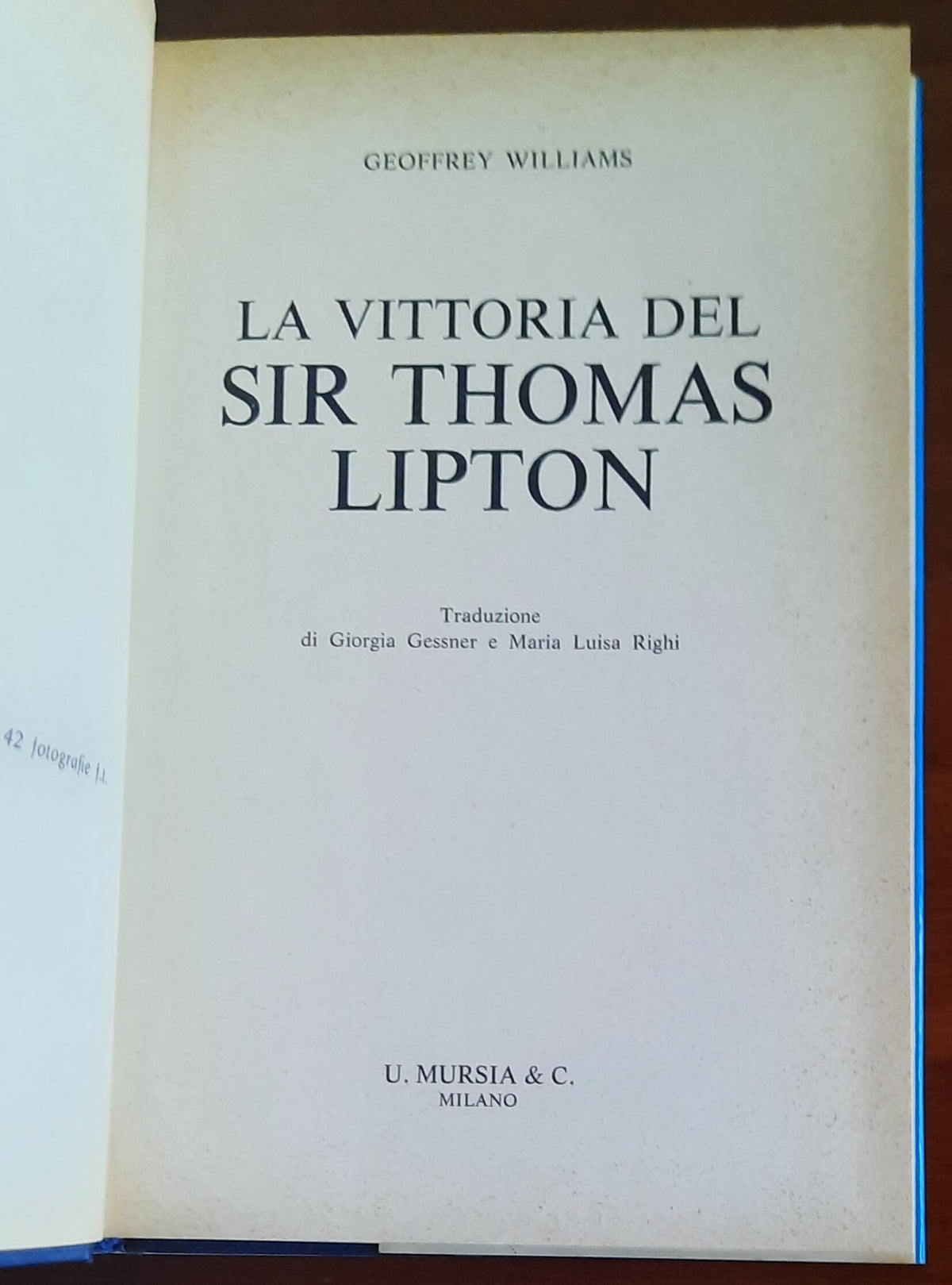 La vittoria del Sir Thomas Lipton - Mursia