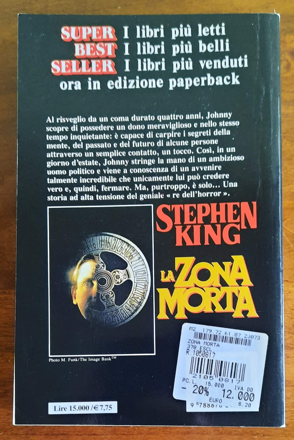 La zona morta - S. King - Sperling 2000 - Libreria Biellese