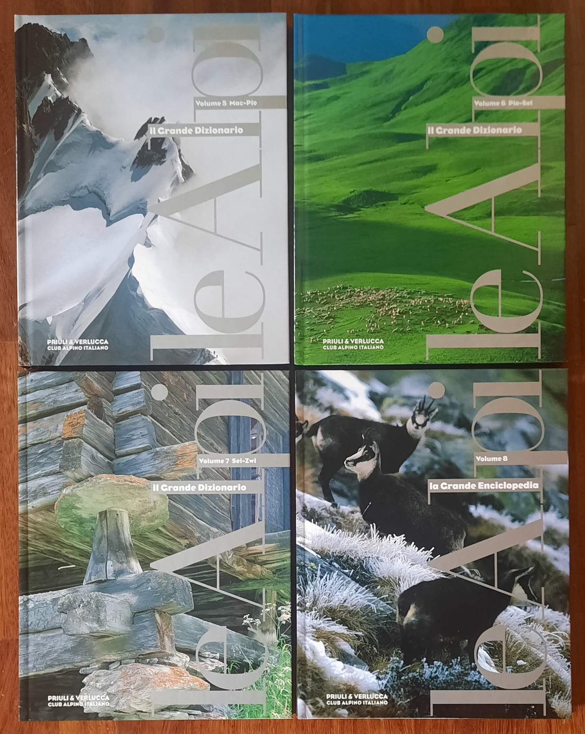 Le Alpi. Il grande dizionario enciclopedico - 12 vol. - Priuli e Verlucca