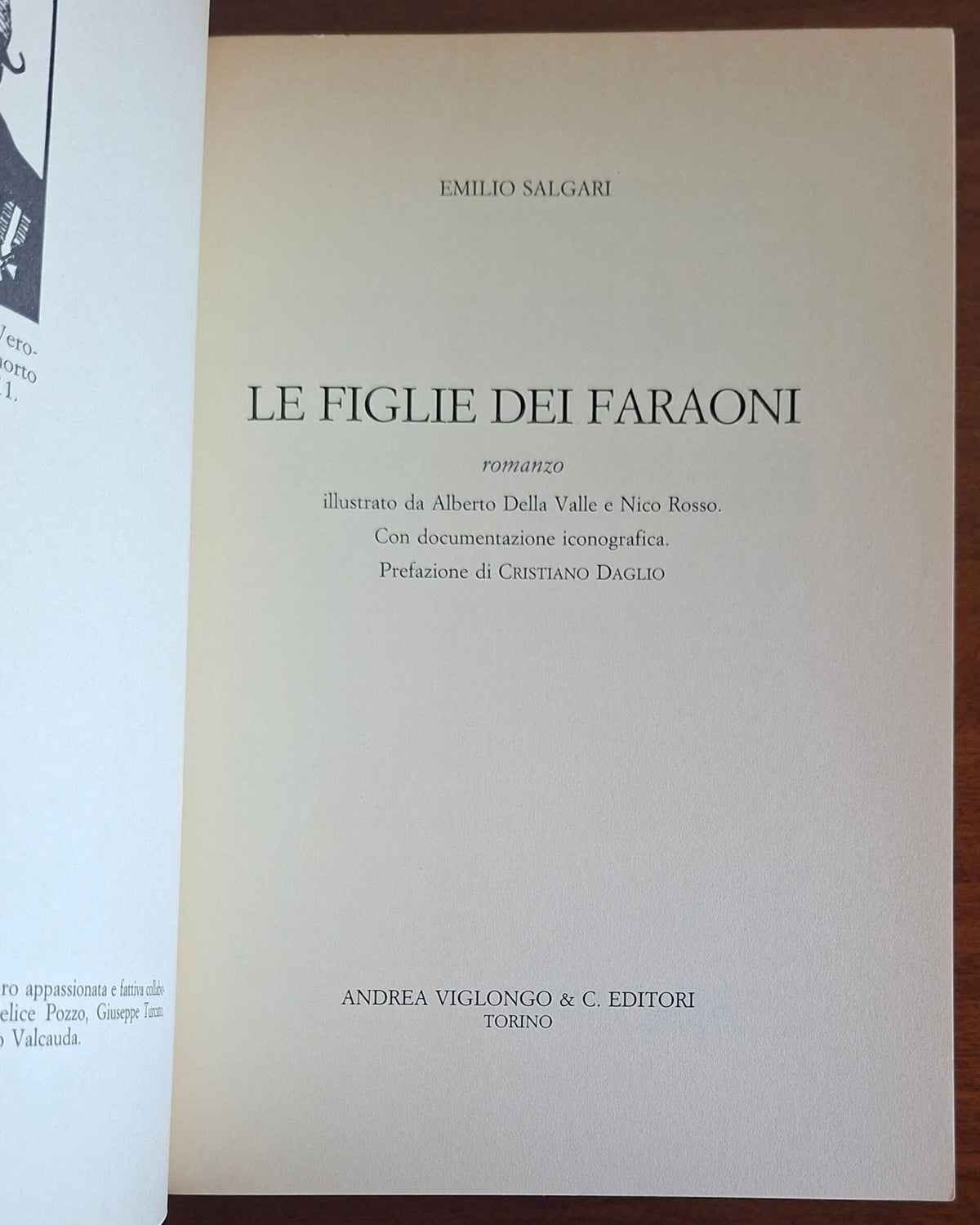 Le Figlie dei Faraoni - di Emilio Salgari - Viglongo