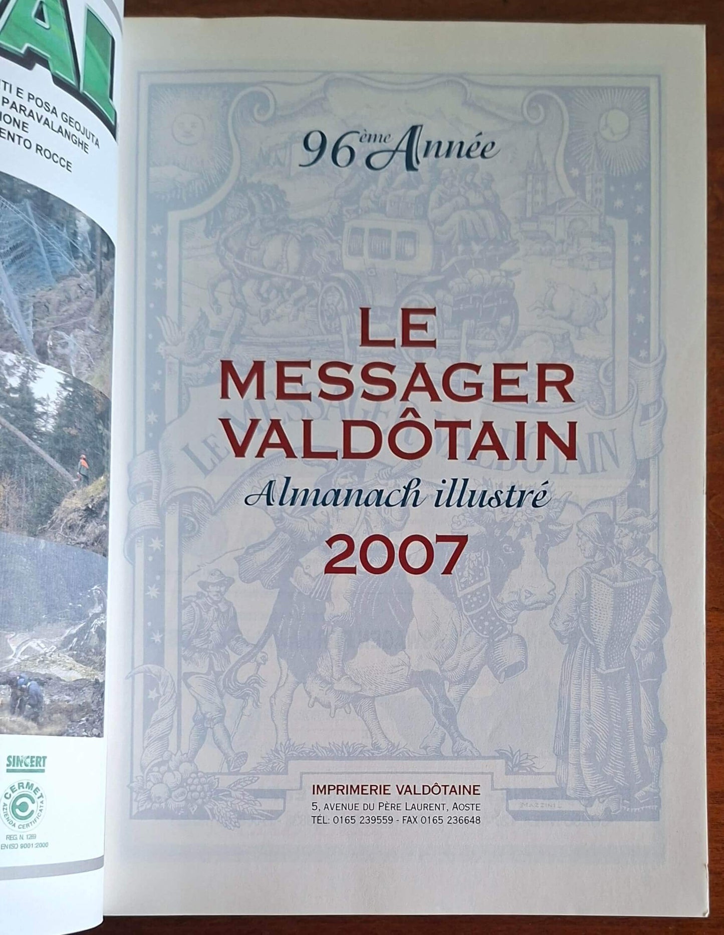 Le Messager Valdotain. Almanacco illustrato 2007 - Imprimerie Valdotaine