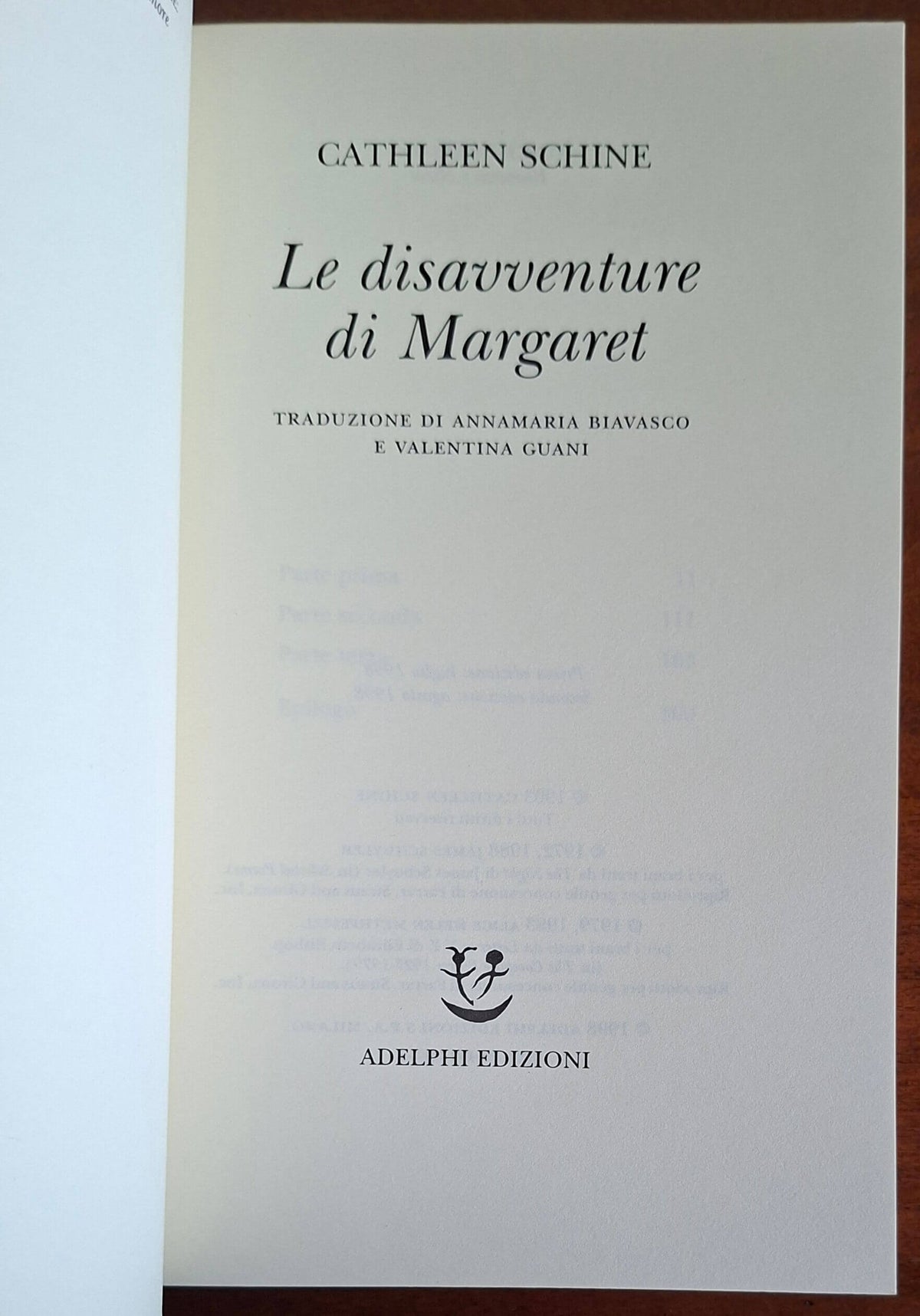 Le disavventure di Margaret - Cathleen Schine - Adelphi
