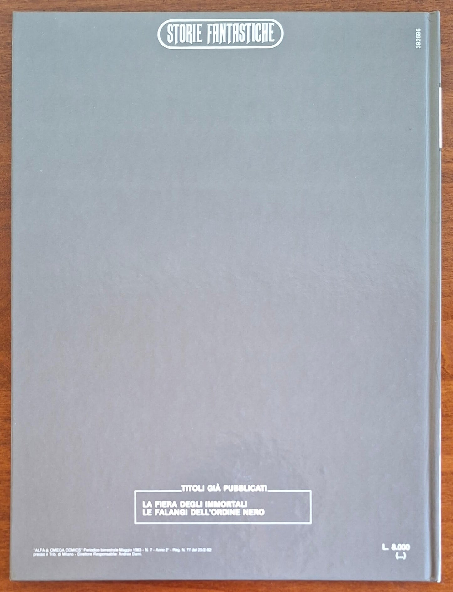 Le falangi dell'ordine nero - Pierre Christin - Enki Bilal - Fabbri - Dargaud