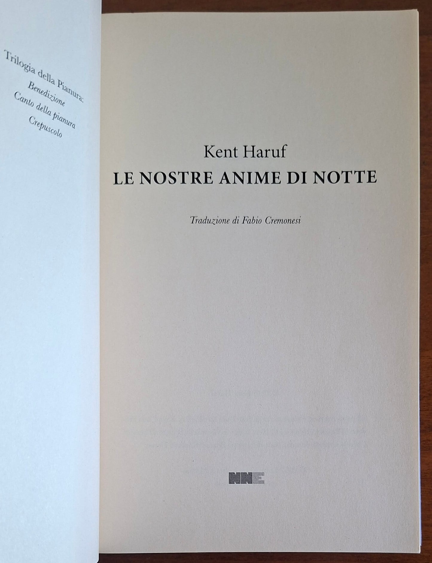 Le nostre anime di notte - di Kent Haruf - Nn Editore