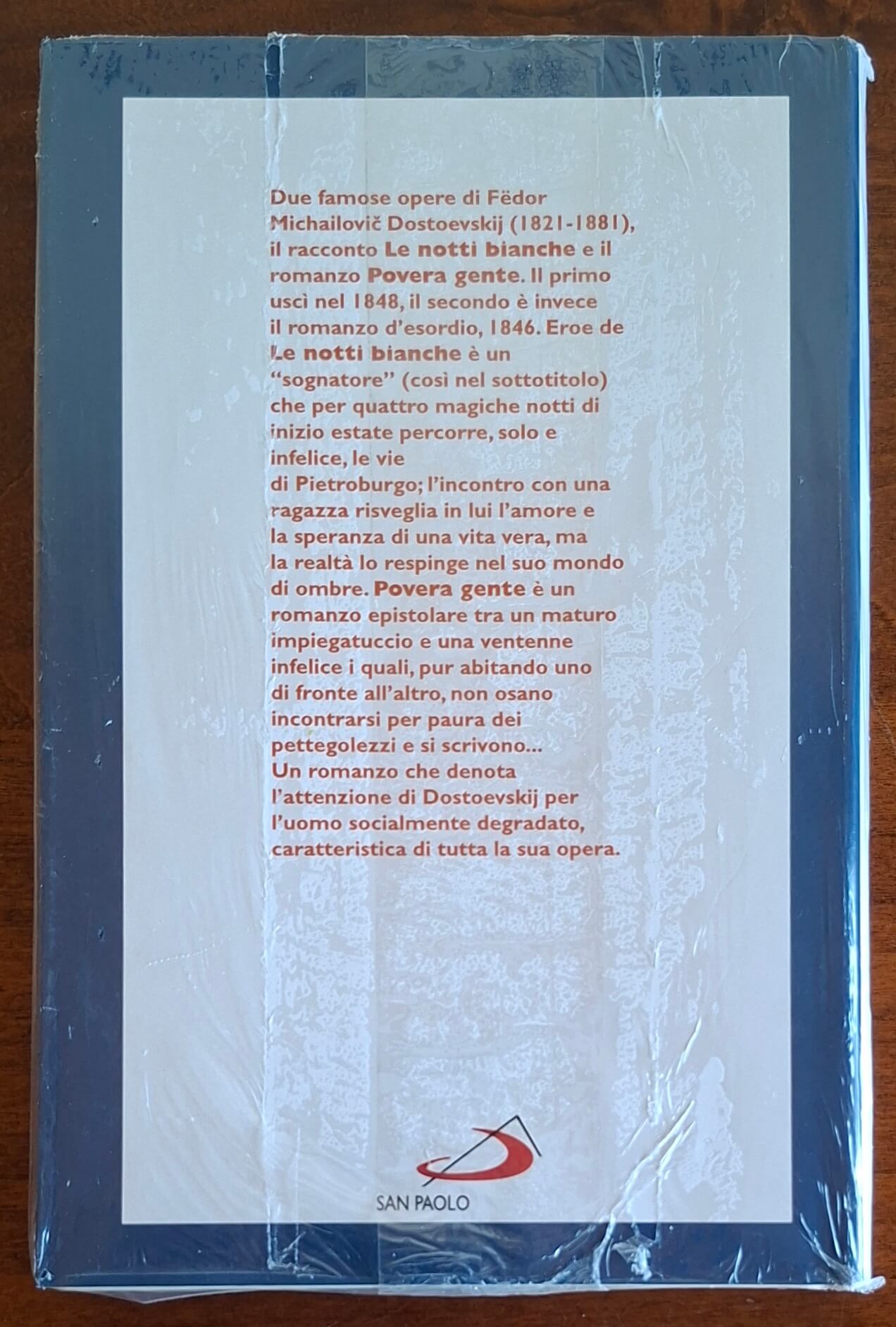 Le notti bianche - Povera gente - Dostoevskij - Ediz. San Paolo
