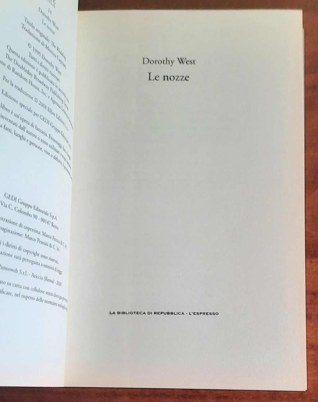 Le nozze - di Dorothy West