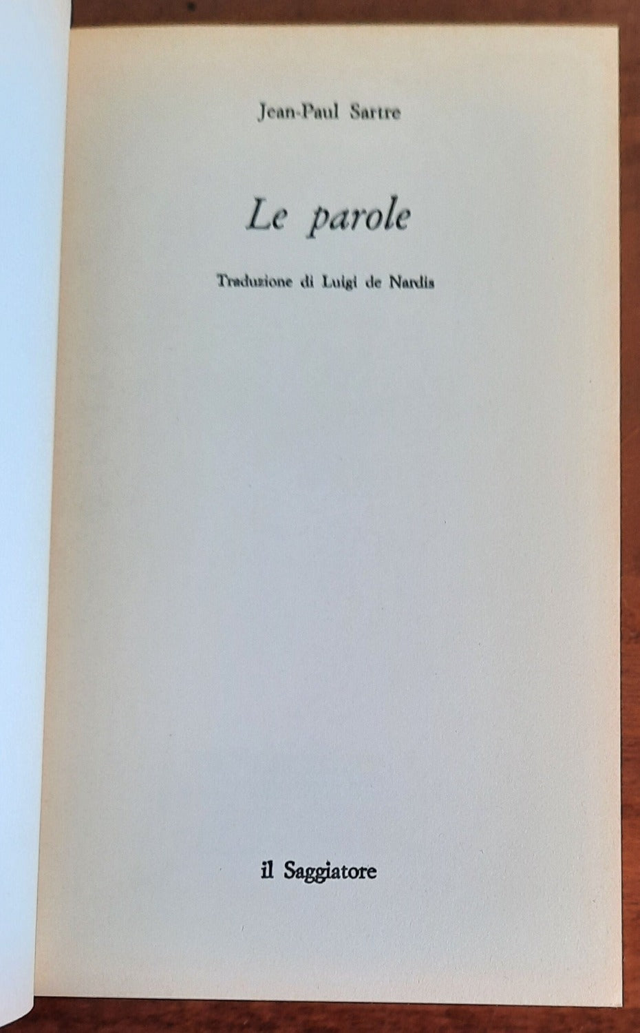 Le parole. Il tempo ritrovato dell’infanzia nell’autoritratto della maturità