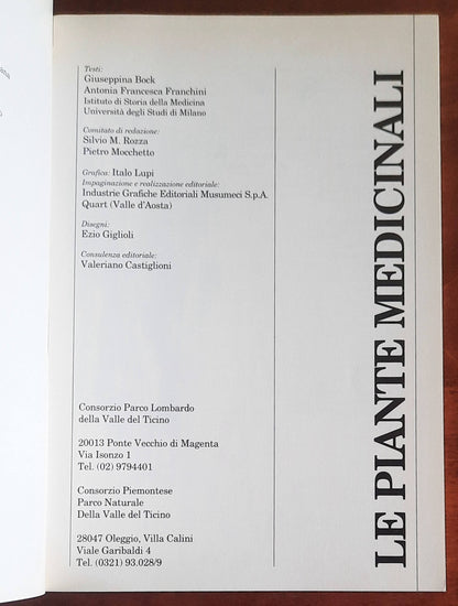 Le piante medicinali - di Giuseppina Bock, A.F. Franchini - Musumeci Editore