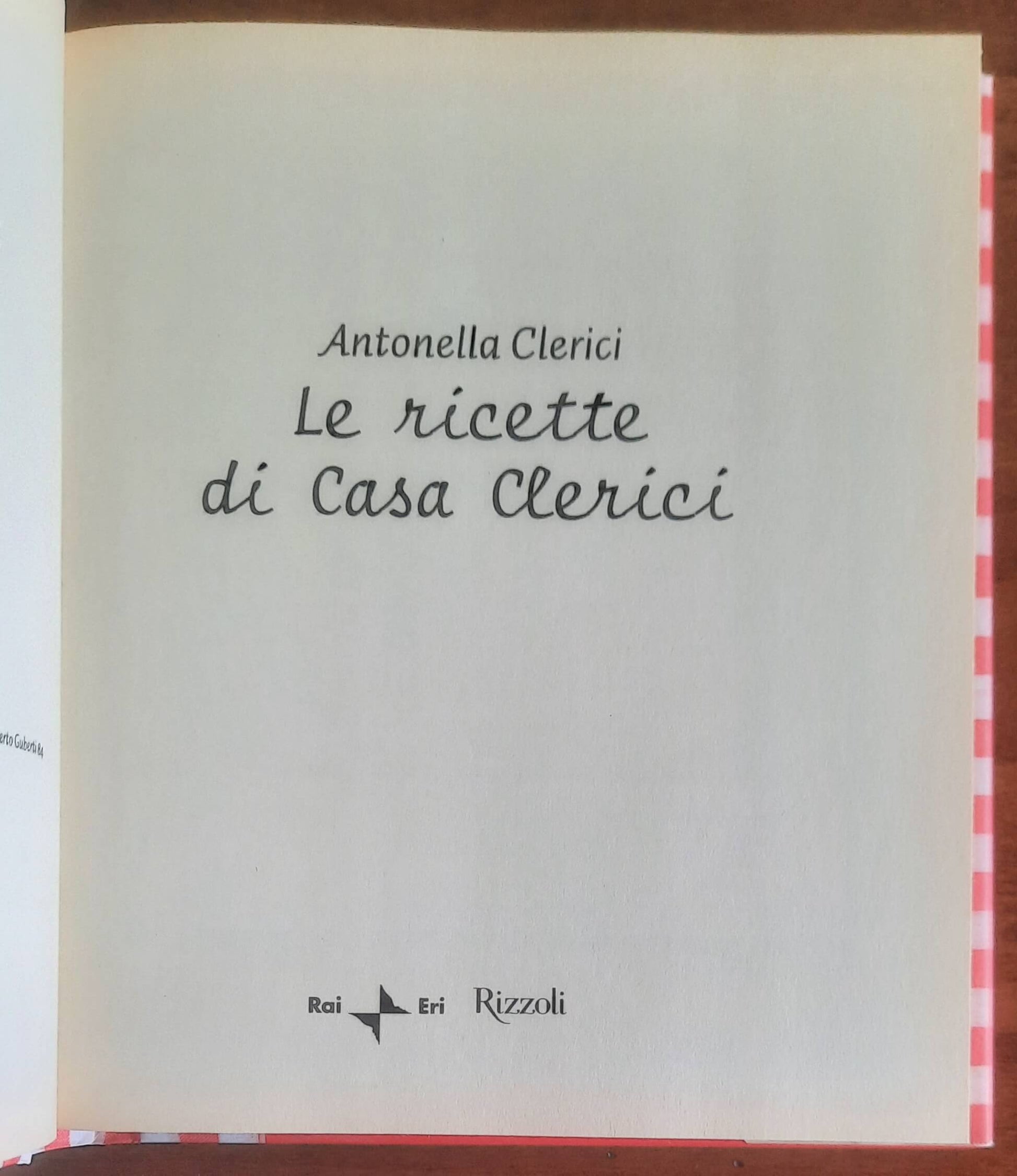 Le ricette di Casa Clerici - Rai Eri - Rizzoli