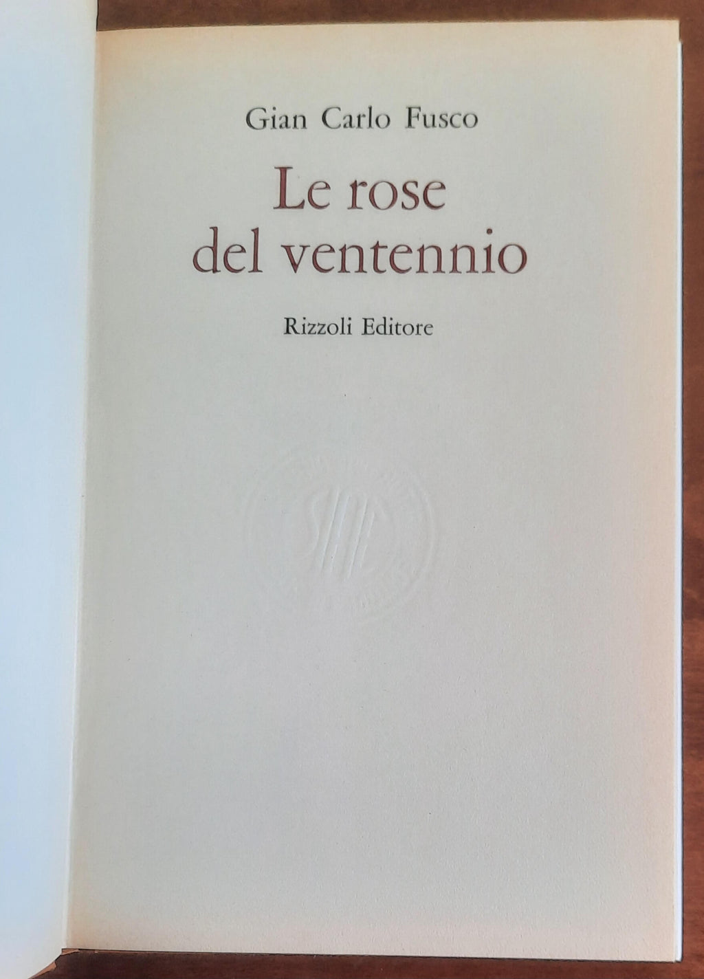 Le rose del ventennio - di Gian Carlo Fusco