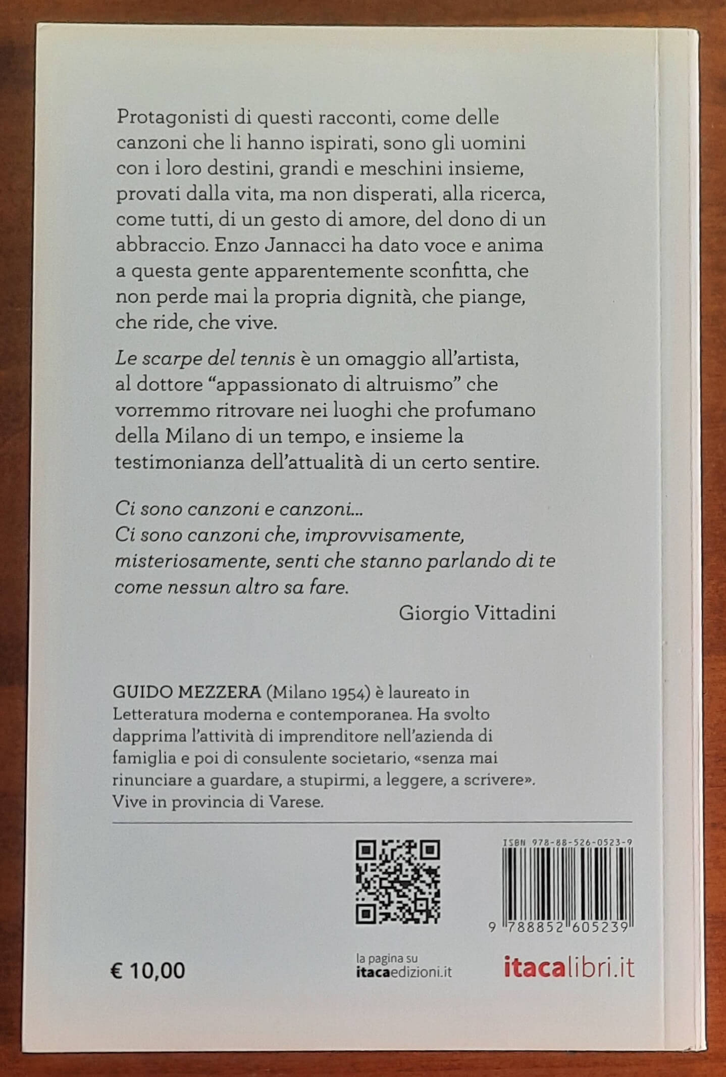 Le scarpe del tennis e altri racconti ascoltando le canzoni di Enzo Jannacci