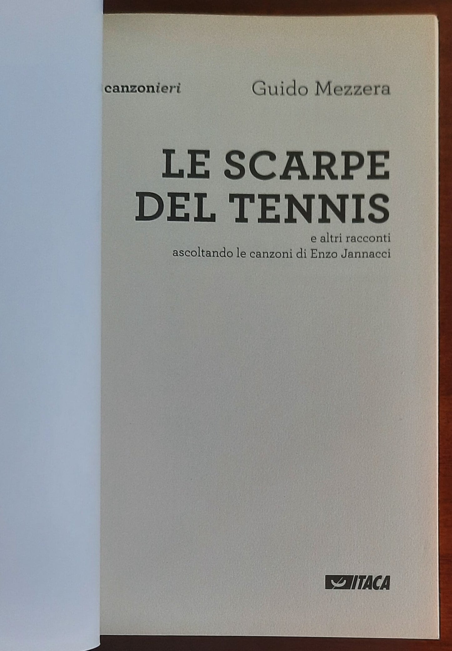 Le scarpe del tennis e altri racconti ascoltando le canzoni di Enzo Jannacci