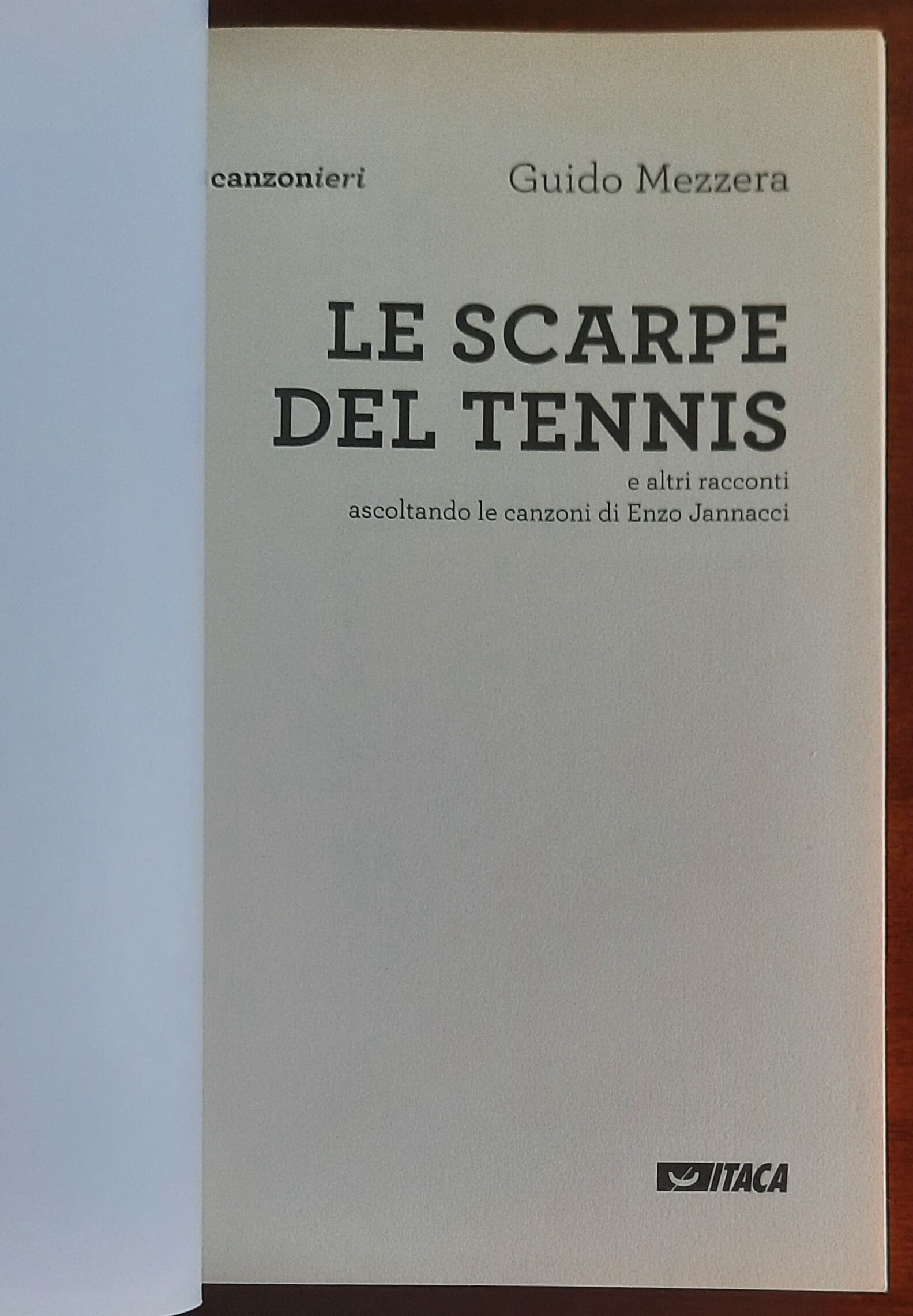 Le scarpe del tennis e altri racconti ascoltando le canzoni di Enzo Jannacci