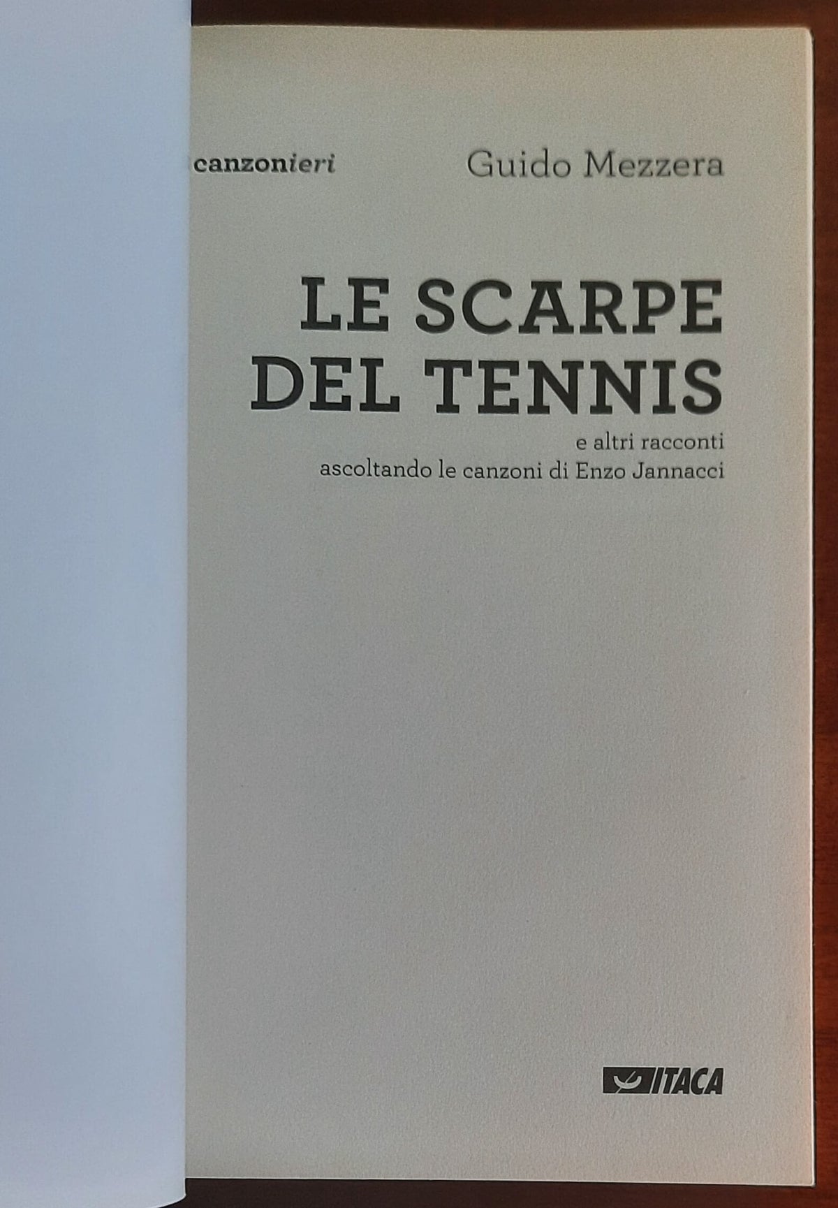 Le scarpe del tennis e altri racconti ascoltando le canzoni di Enzo Jannacci