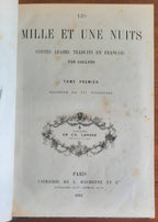 Les mille et une nuits - in 2 vol. - Libraire De L. Hachette