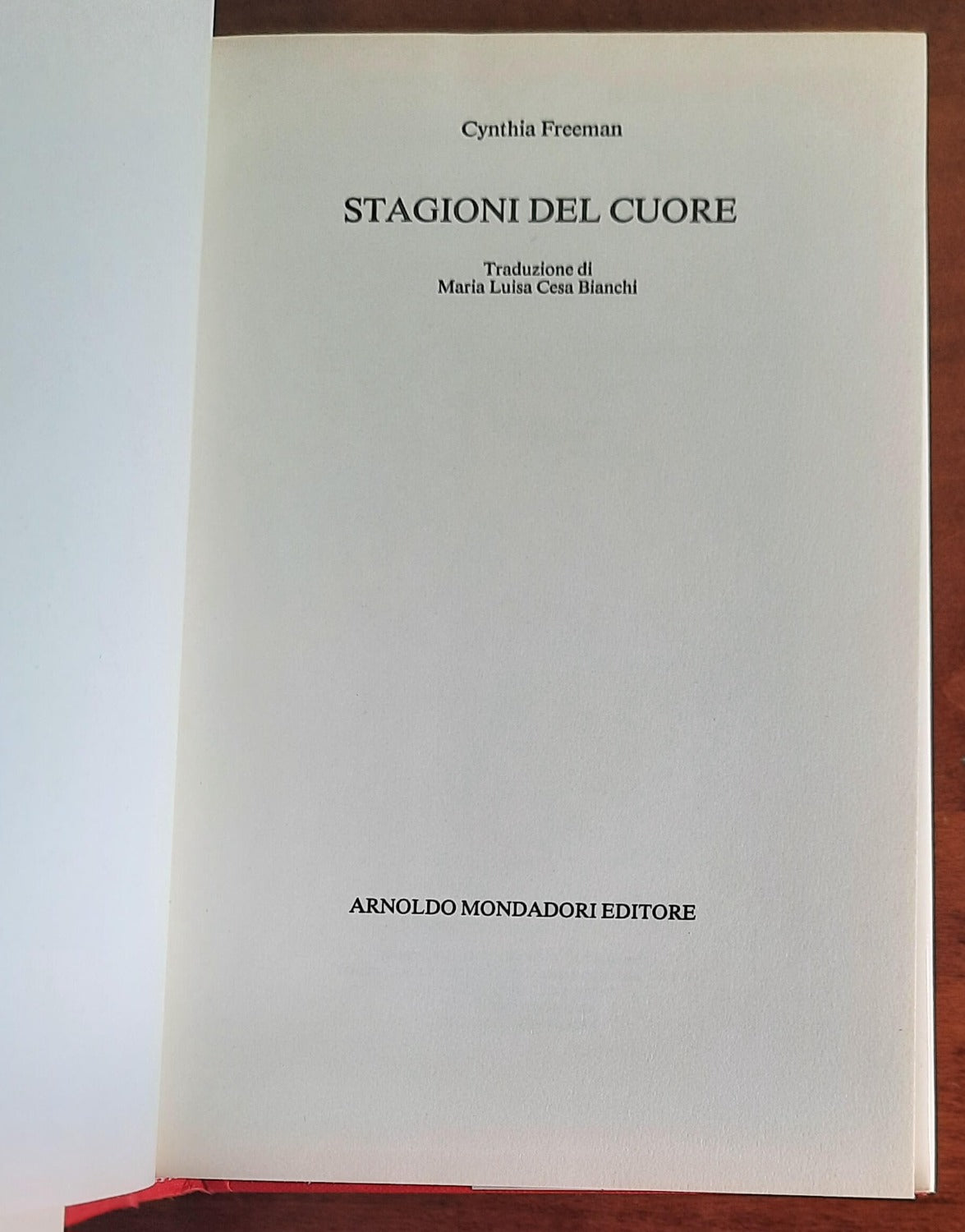 Le stagioni del cuore - di Cynthia Freeman