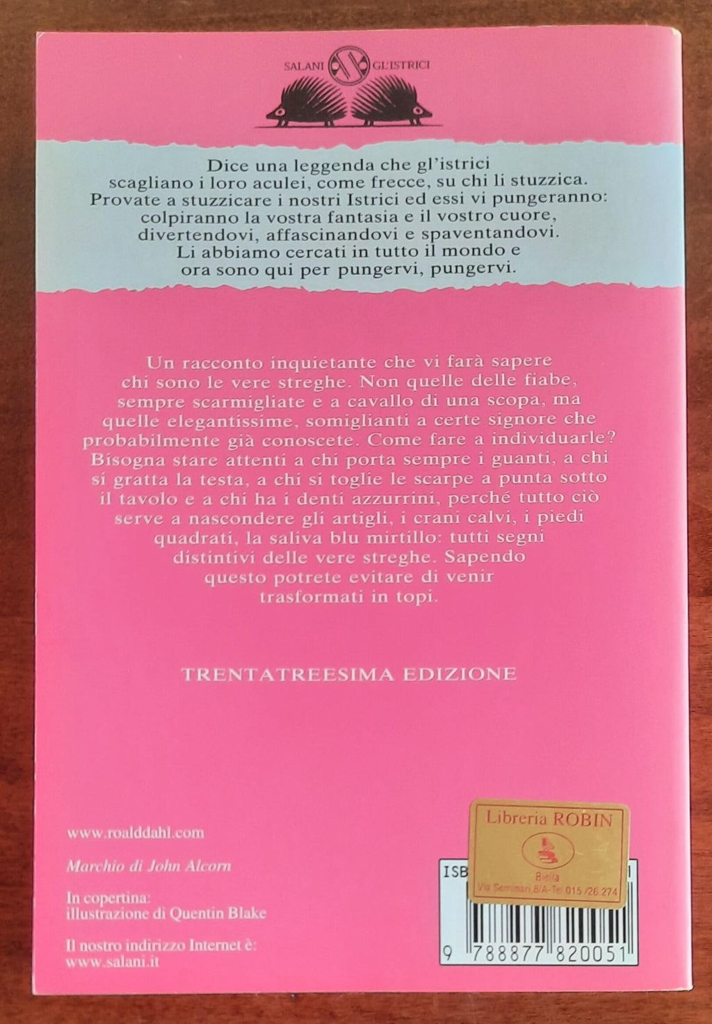 Le streghe - di Roald Dahl - Salani