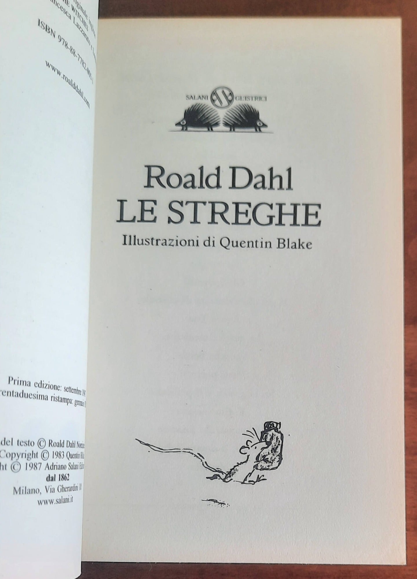 Le streghe - di Roald Dahl - Salani